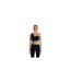 Brassière De Sport Motif/style Blocs De Couleurs Femme Bleu Marine Red Run-1