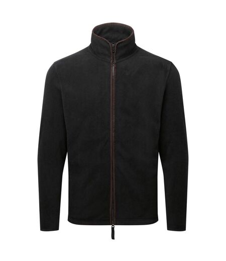 Veste Polaire Artisan Homme Noir Marron Premier