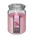 Bougie Parfumée en Verre Couvercle 510g Rose-1