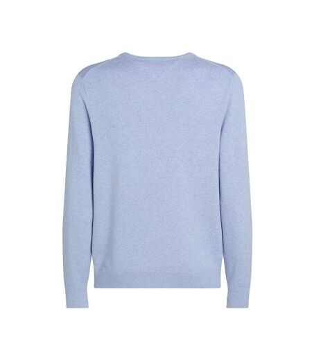 Pull bleu homme tommy hilfiger pima mw0mw28046 - l