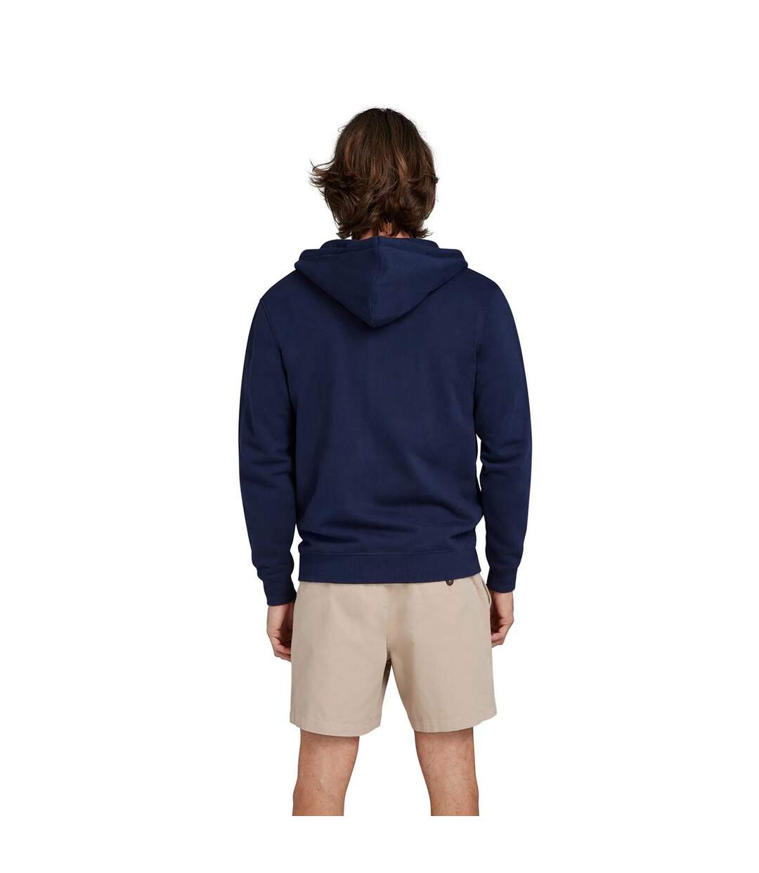 Mens Classic Zip Front Hoodie Navy Raging Bull-2