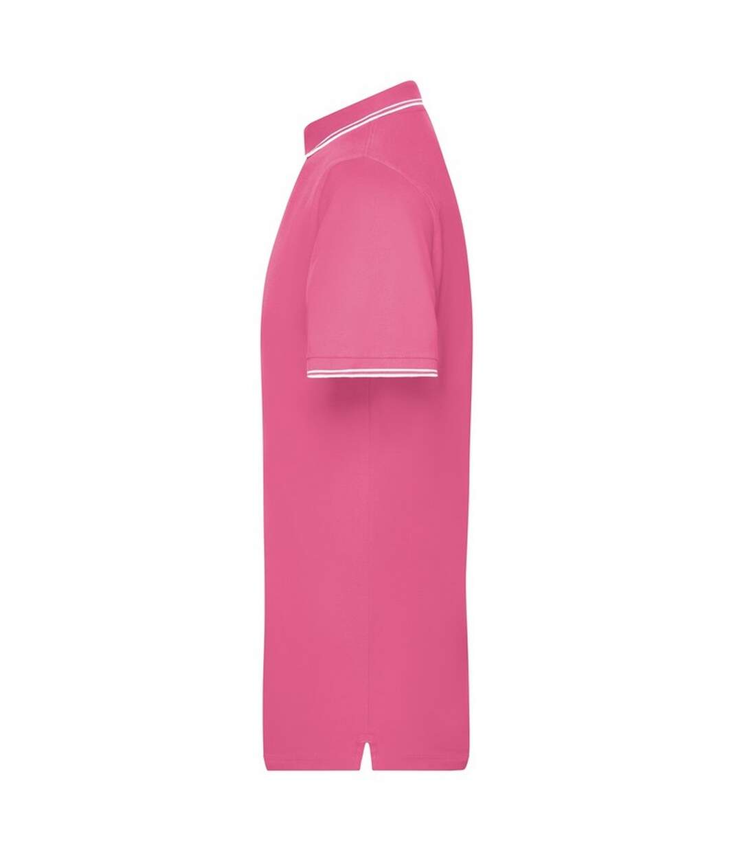 Polo Homme Rose Blanc James And Nicholson-3