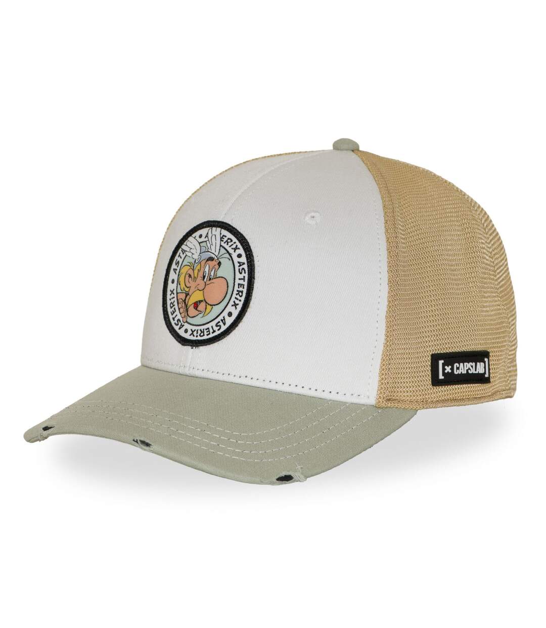 Casquette semi-curved premium avec filet et patch Astérix Capslab-1