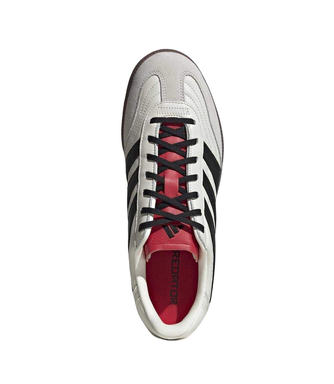Baskets Futsal Motif/style Détail Rayé Predator Freestyle Homme Blanc Noir Rubis Adidas-3