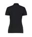 Kustom Kit Womens/Ladies Slim Fit Short Sleeve Polo Shirt (Black) - UTBC3234