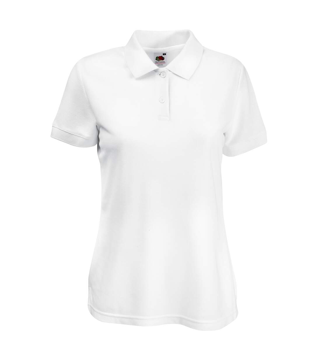 Polo femme blanc Fruit of the Loom