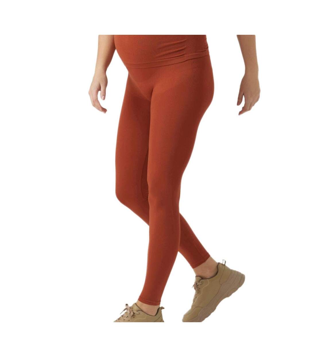 Legging de Grossesse Orange Femme Mamalicious 20011100 - L/XL-1