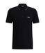 Mens Paule 4 Slim Polo Shirt Black Boss-1