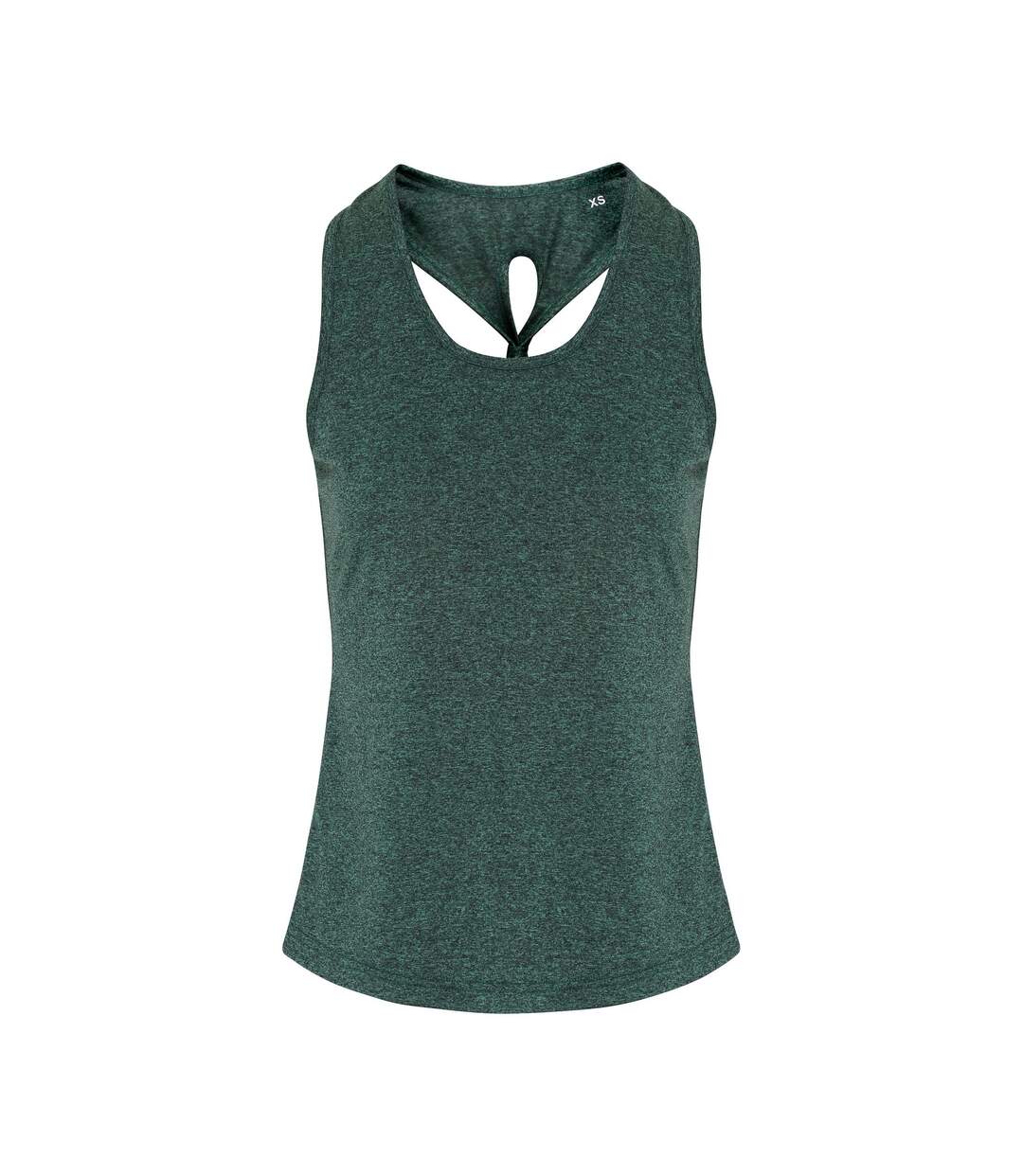 Débardeur femme vert forêt / noir TriDri