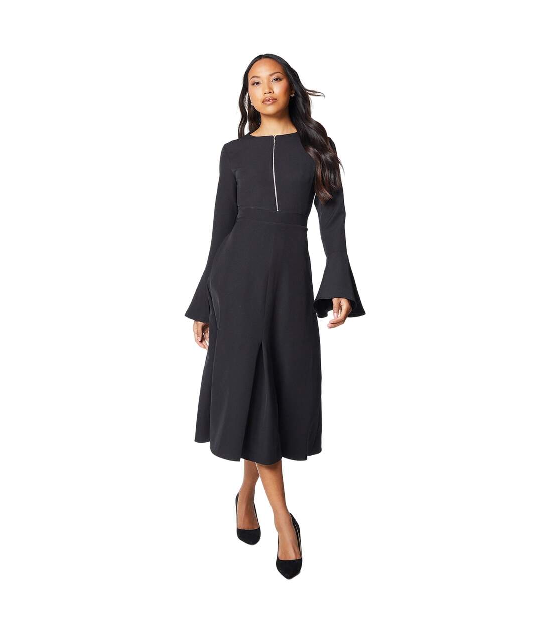 Robe mi-longue femme noir Principles