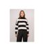 Pull rayé col montant KANELLE - Dona X Lisa-1