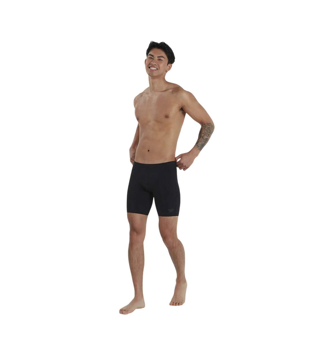 Short De Bain Moulant Et Uni Homme Noir Speedo-1