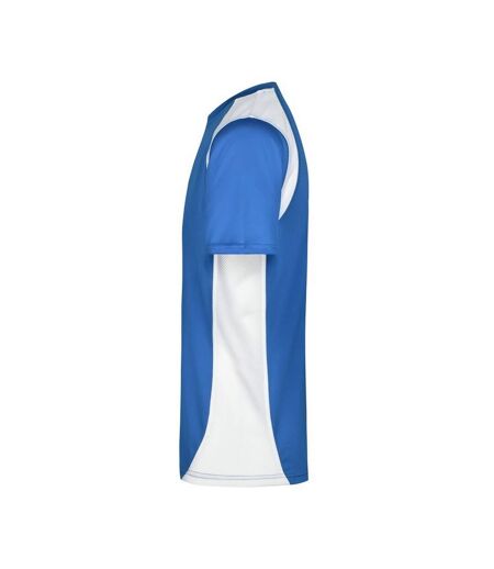 T-shirt Course À Pied Homme Bleu Roi Blanc James And Nicholson