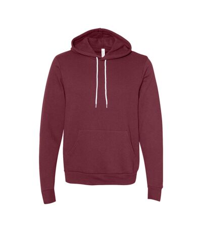 Canvas Sweatshirt À Capuche Homme Bordeaux Bella + Canvas