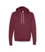 Canvas Sweatshirt À Capuche Homme Bordeaux Bella + Canvas-1
