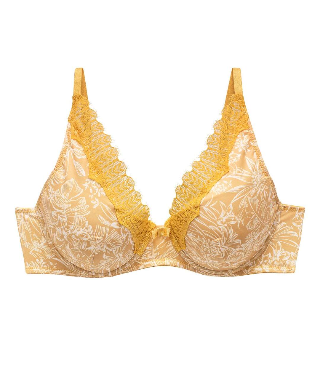 Soutien-gorge ampliforme jaune Pamoison