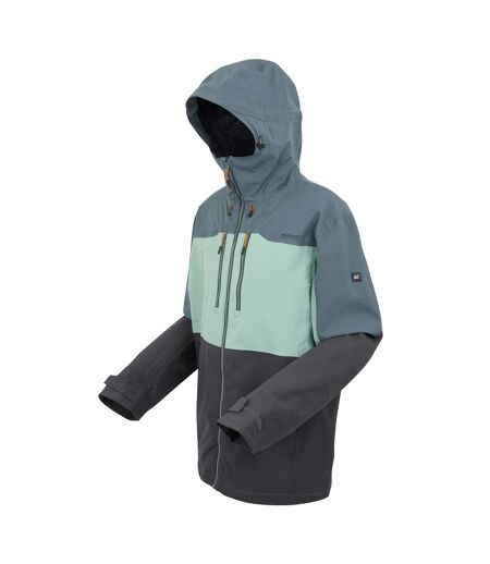 Mens Maland Ii Waterproof Jacket Glacier Stormy Weather Ash Regatta