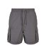 Short À Poches Femme Gris Foncé Urban Classics-1