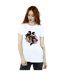 Disney Femmes/Les femmes Princesse Mulan Jasmine Blanche-Neige T-Shirt Boyfriend en coton (Blanc) - UTBI42966-2