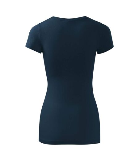 T-shirt Glance Femme Bleu Marine Malfini