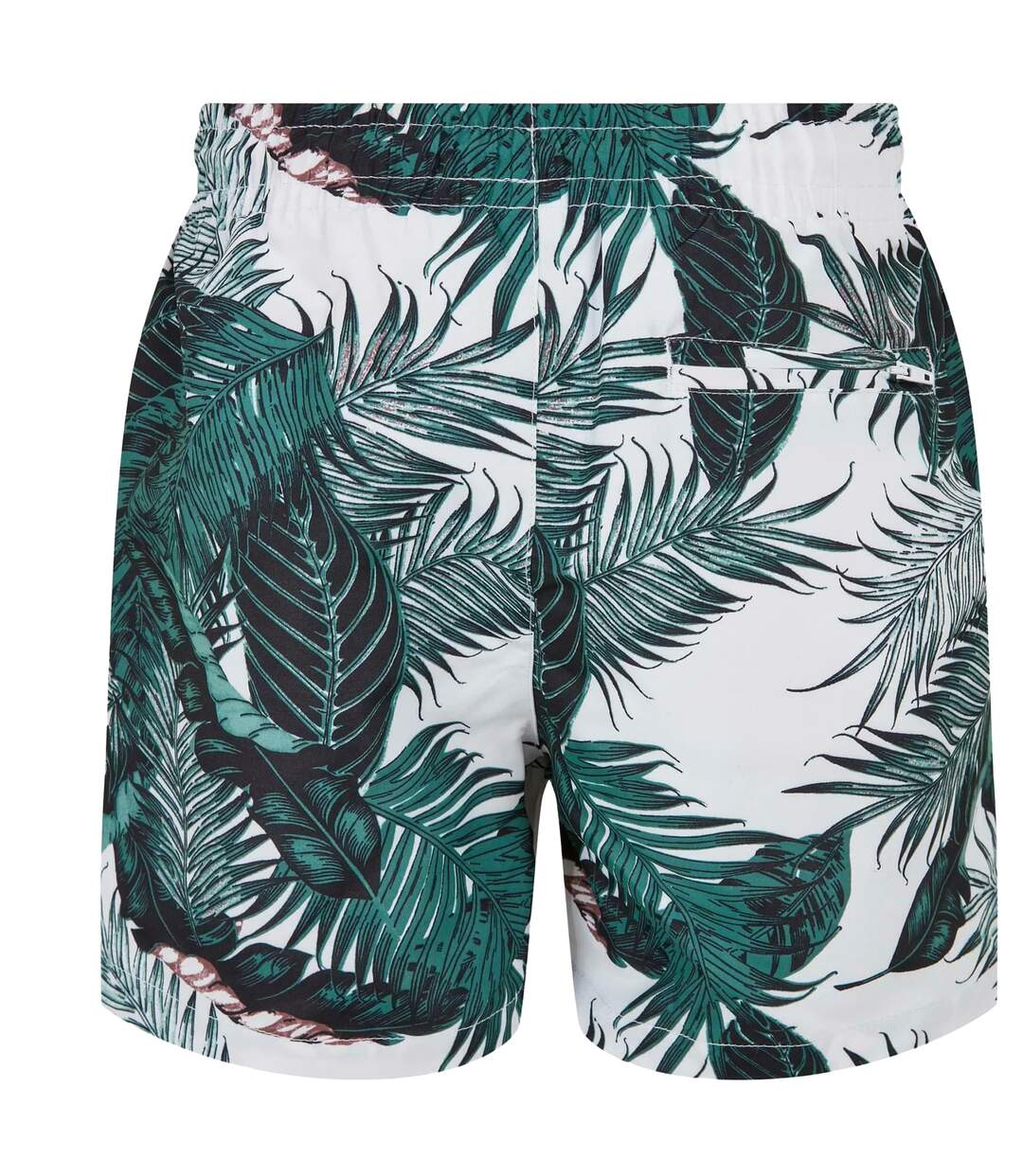 Short De Bain Mens Palm Leaf Olive Urban Classics-2
