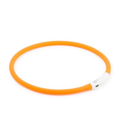 Dog collar light 1 orange Ancol