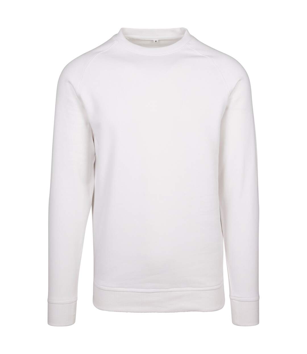 Sweat Manches Raglan Adulte Blanc Build Your Brand-1