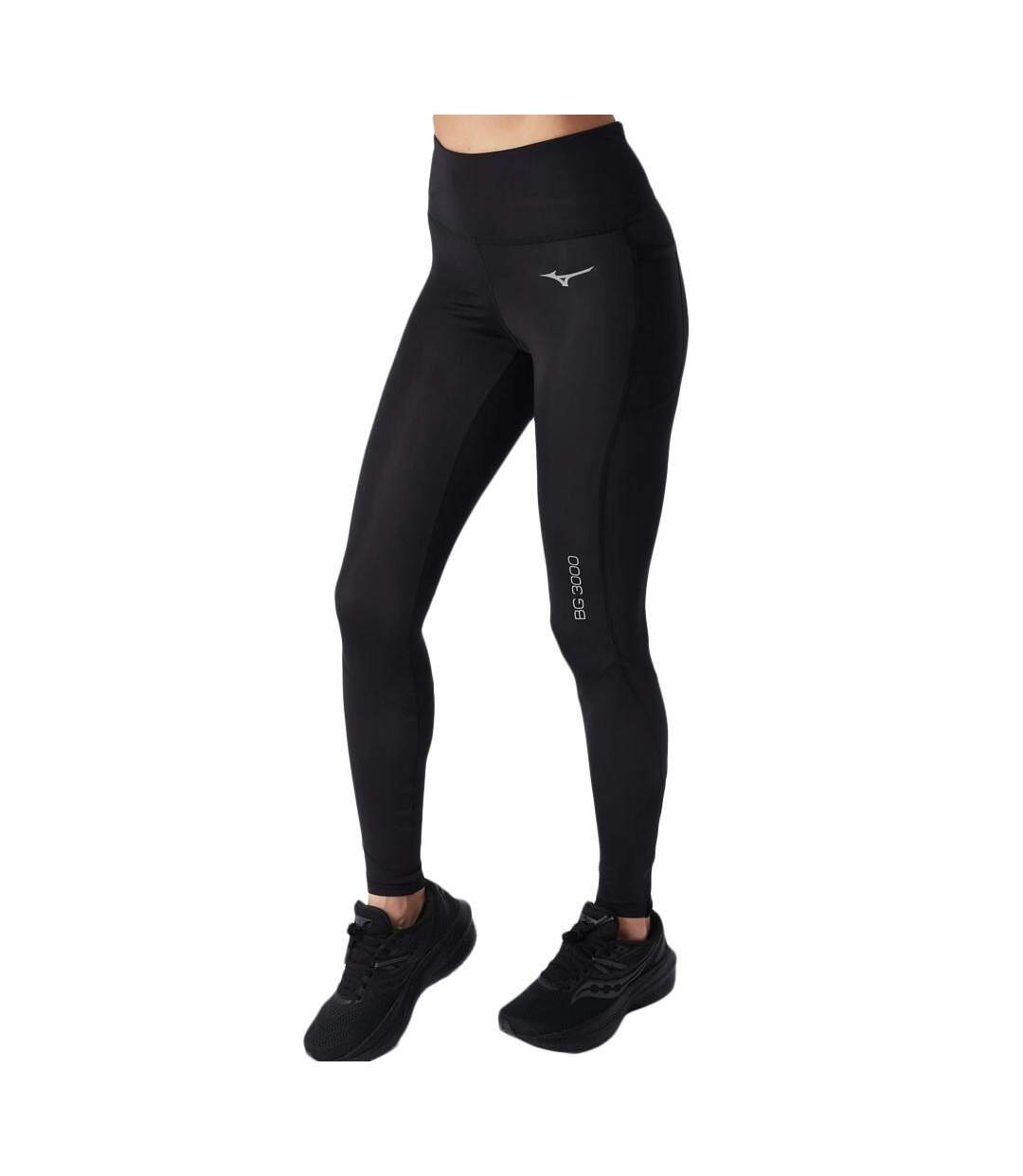 Legging Noir Femme Mizuno Bg3000 - XS-1