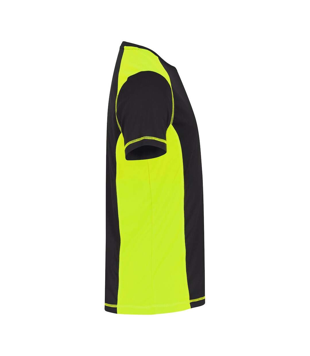 T-shirt Ambition Homme Jaune Fluo Clique-4
