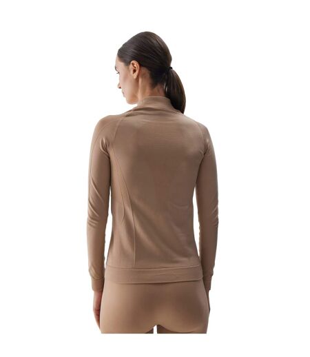 T-shirt Waw24useaf156 Femme Marron Clair 4F