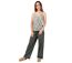 Top court femme en viscose AMORE motif ethnique Coton Du Monde-1