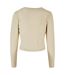 T-shirt Court À Manches Longues Pour Femme/femme Sable Build Your Brand-3