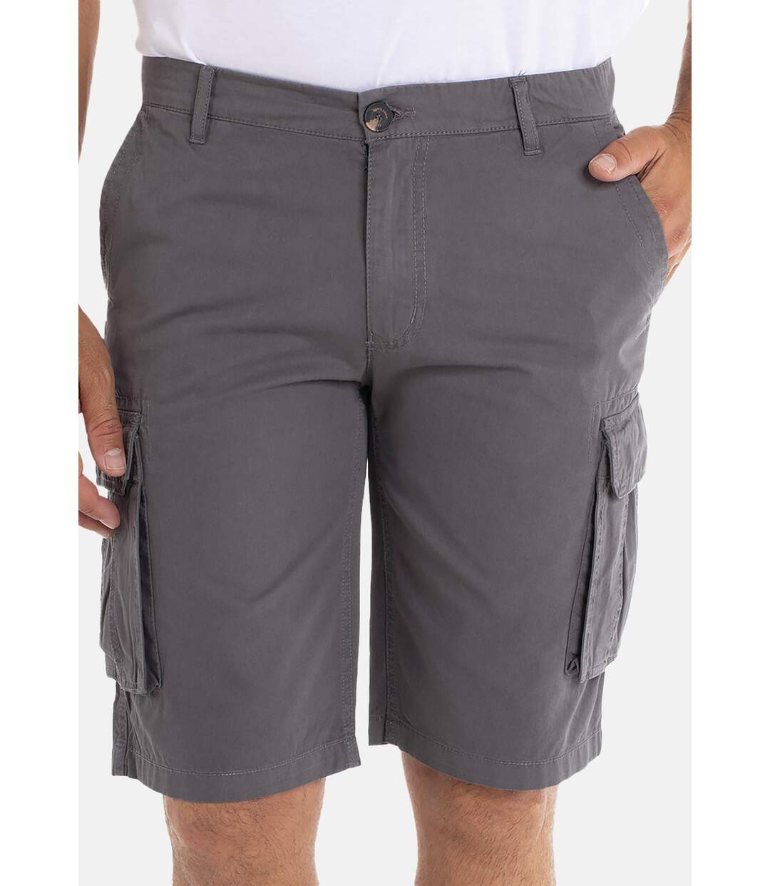 Short coupe regular en coton SALVA-1