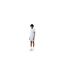 Womens/ladies Monogram Slim T-shirt Dress Blue Print Lacoste-1