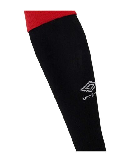 Womens/ladies 2025/2026 Rangers Fc Football Socks Black Red Umbro
