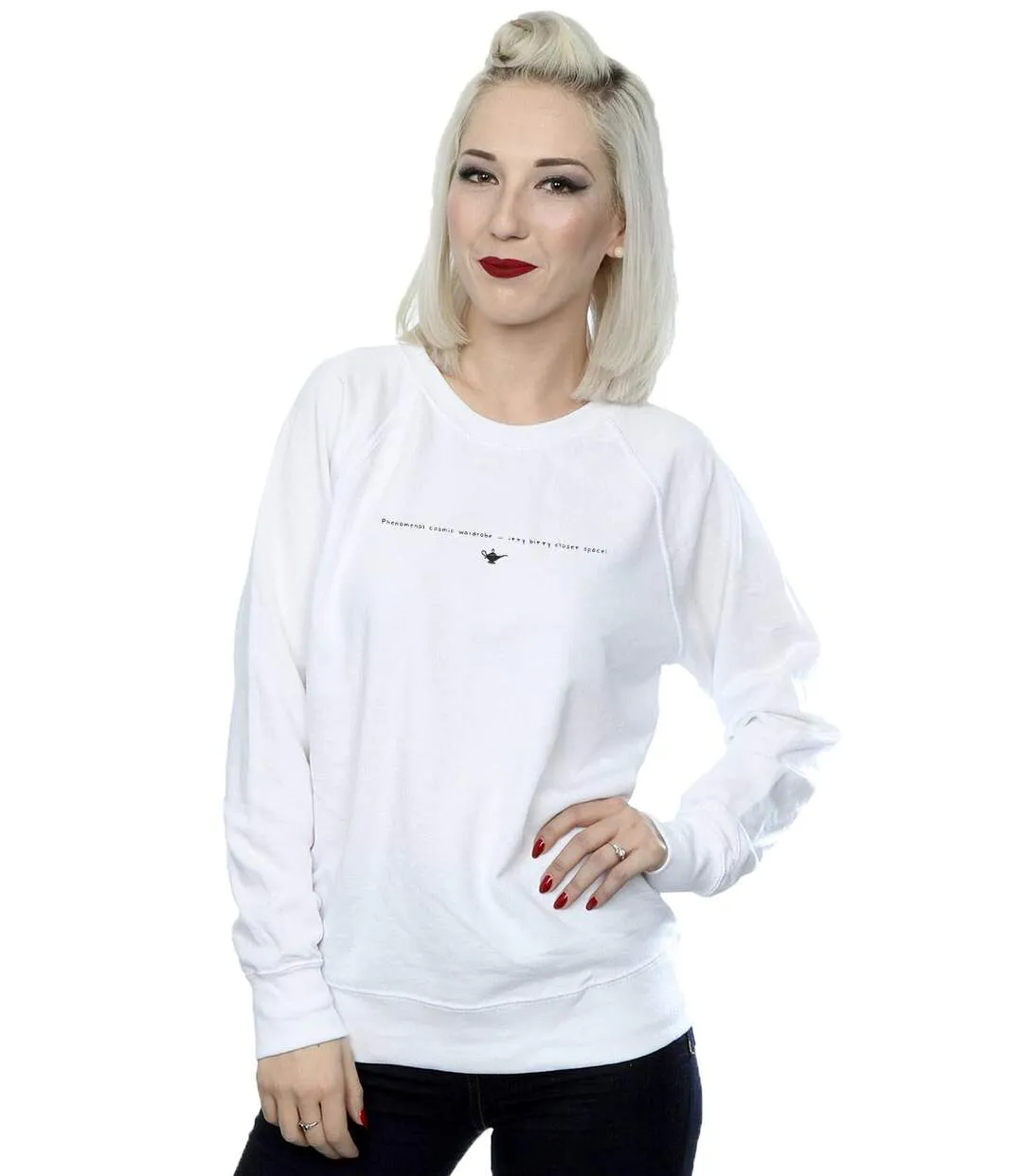 Disney - Sweat ALADDIN COSMIC WARDROBE - Femme (Blanc) - UTBI13289-2