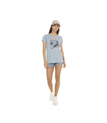 T-shirt à col rond manches courtes femme Spring Skull Vondutch