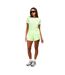 Womens/ladies Logo Short-sleeved Athletic T-shirt Green New Balance-1