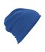 Beechfield Unisex Plain Jersey Beanie Hat (Denim Blue)