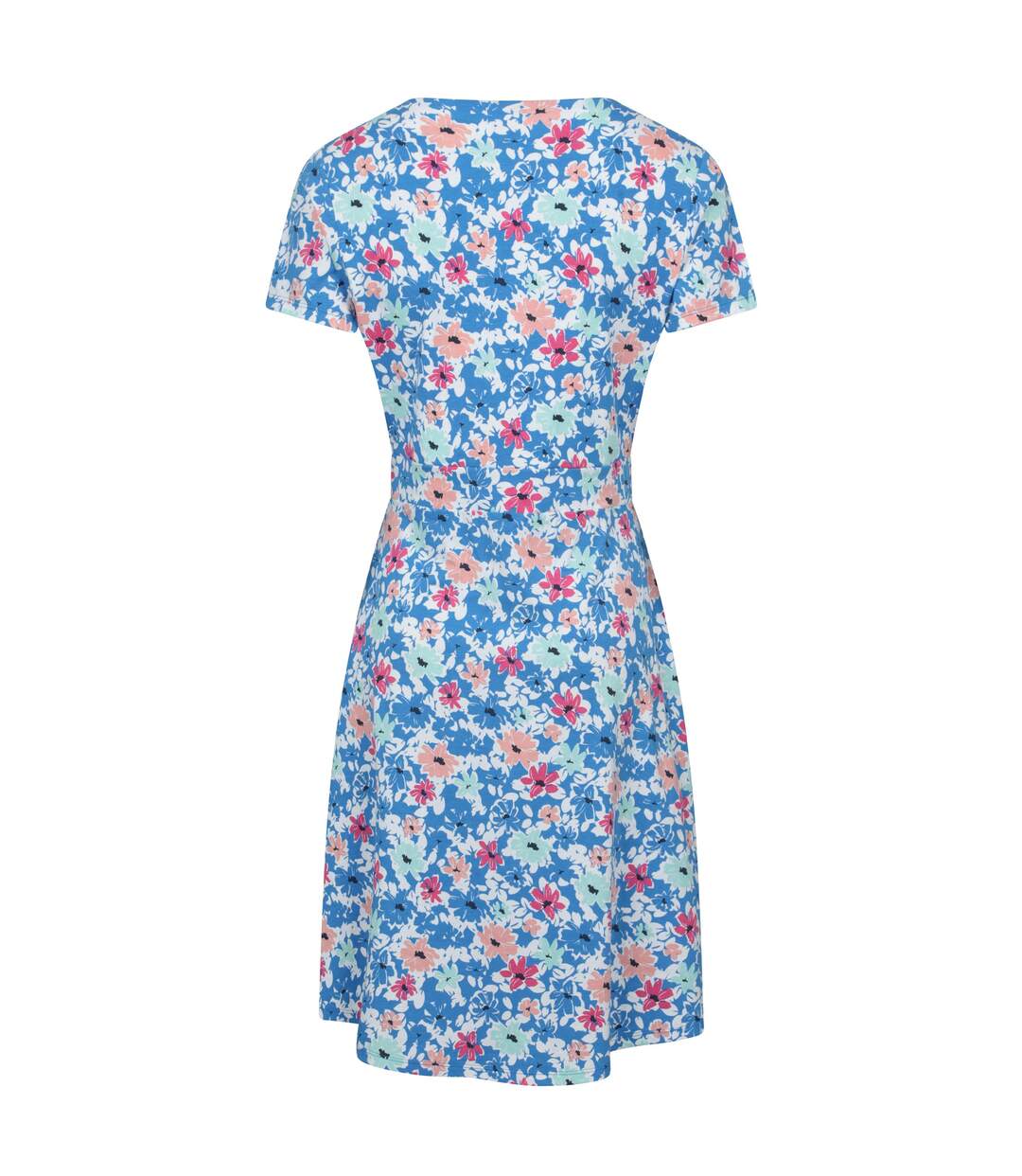 Womens/ladies orchid floral uv dress bright blue Mountain Warehouse-2