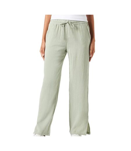 Pantalon Vert Pâle JDY Theis Wide