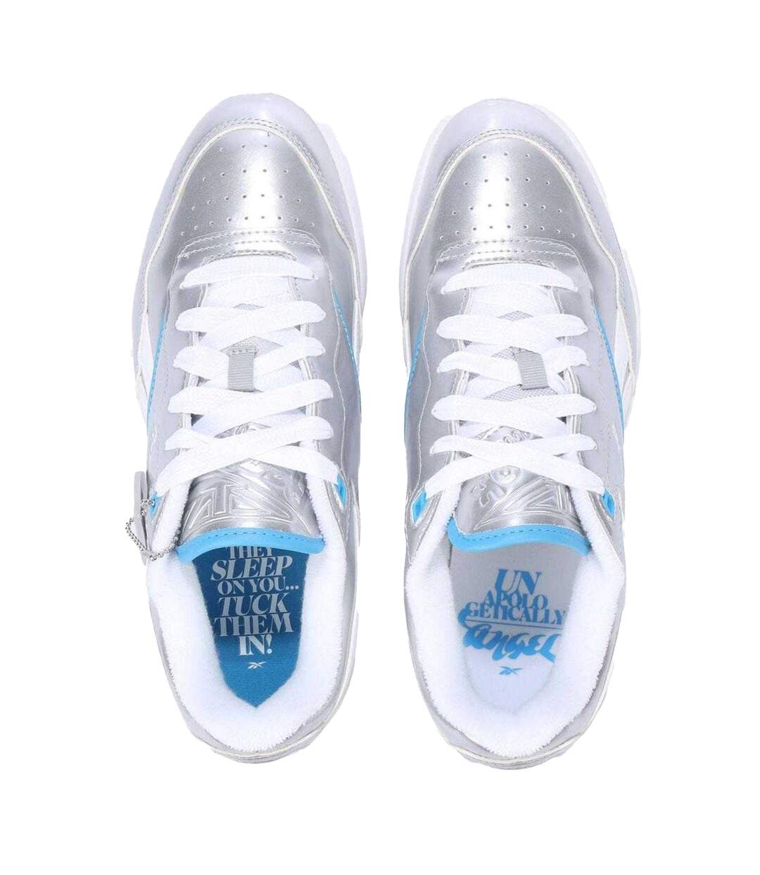 Baskets Motif/style Métallisé Bb Femme Argenté Reebok-4