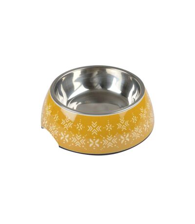 Gamelle pour Chien & Chat Ethnic 14cm Moutarde