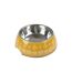Gamelle pour Chien & Chat Ethnic 14cm Moutarde-1