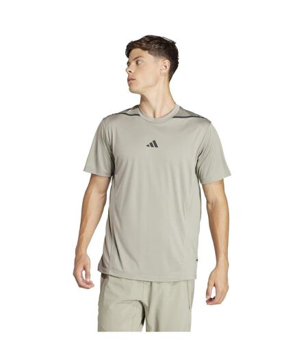 Mens Designed For Training T-shirt Pebble Adidas
