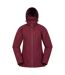 Womens/ladies rainforest ii extreme waterproof jacket burgundy Mountain Warehouse