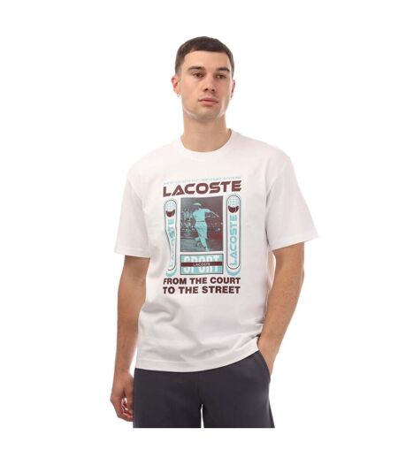 T-shirt Rene Homme Blanc Lacoste