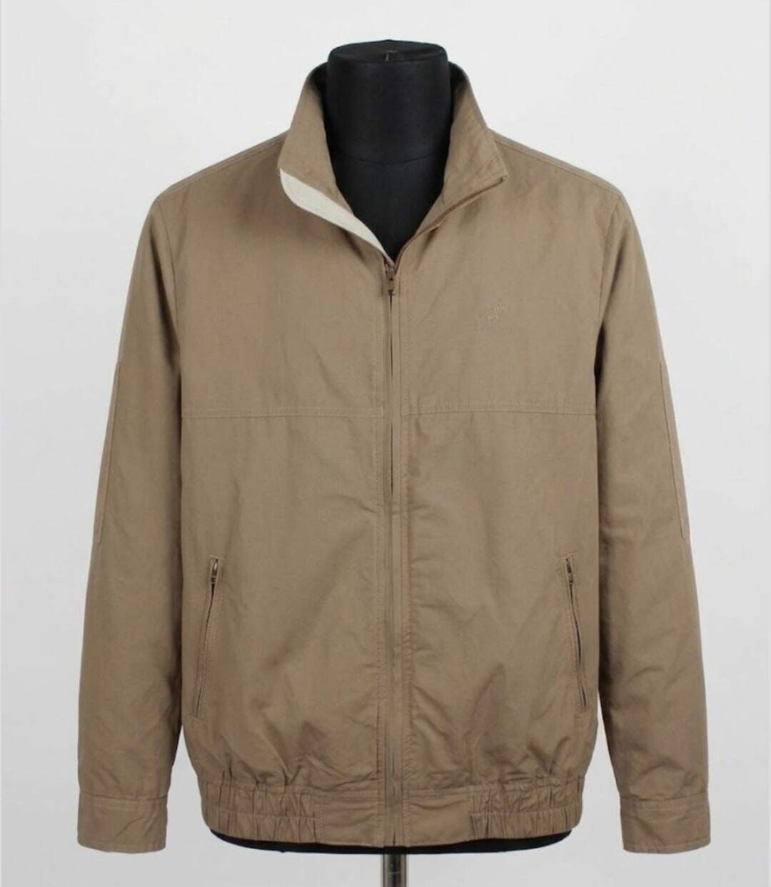 WINCHESTER JONAS1B — Blouson zippé beige : confort respirant en pur coton-3