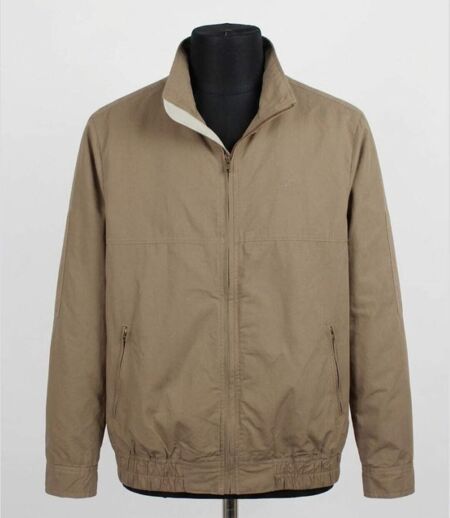 WINCHESTER JONAS1B — Blouson zippé beige : confort respirant en pur coton