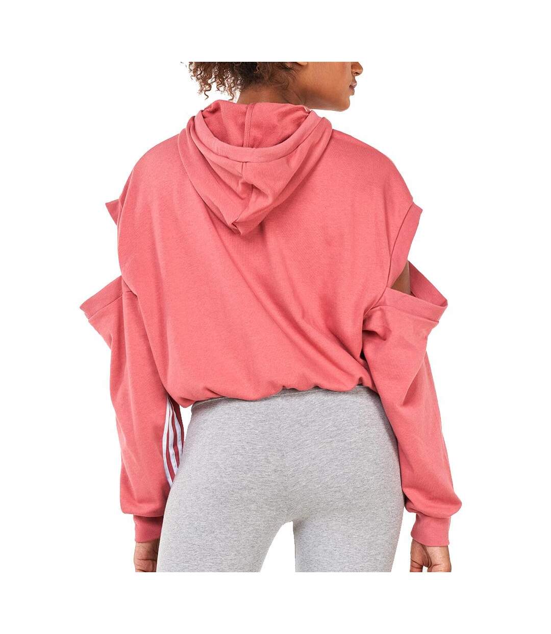 Sweat à Capuche Rose Femme Adidas  HK2570 - L-2